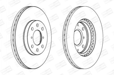 Гальмівний диск 562456CH