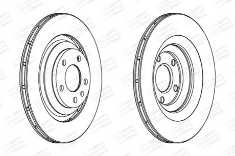 Гальмівний диск (задній) 562512CH