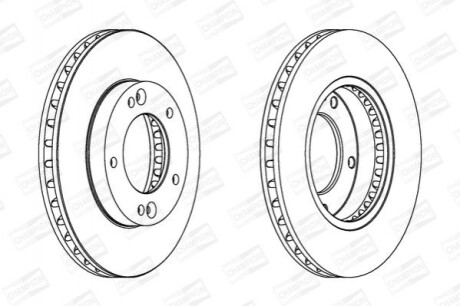 Диск гальмівний 562772CH