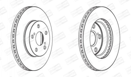 Диск гальмівний 562797CH