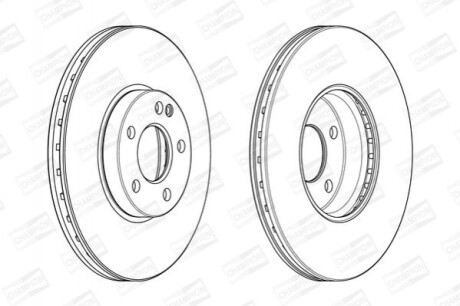 Гальмівний диск 562989CH