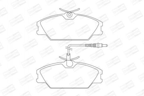 Гальмівні колодки передні Renault Espace, Laguna, Megane, Scenic/ Peugeot 205, 309 / Daewoo 571476CH