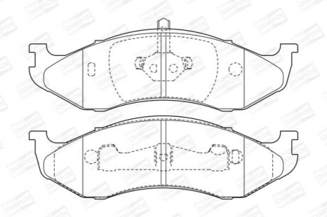 Гальмівні колодки (передні) 571519CH