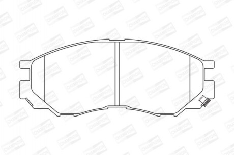 Гальмівні колодки (передні) 572419CH