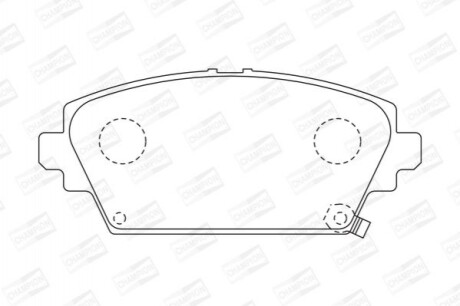 Гальмівні колодки (передні) 572429CH