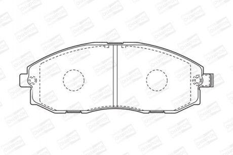 Гальмівні колодки (передні) 572442CH