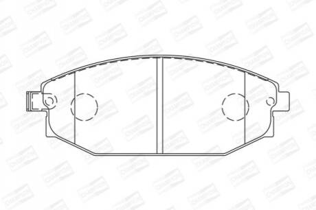 Гальмівні колодки 572534CH
