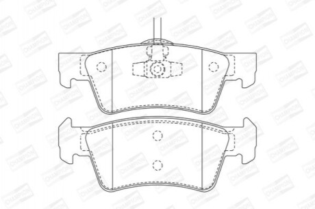 Тормозные колодки (задние) 573301CH