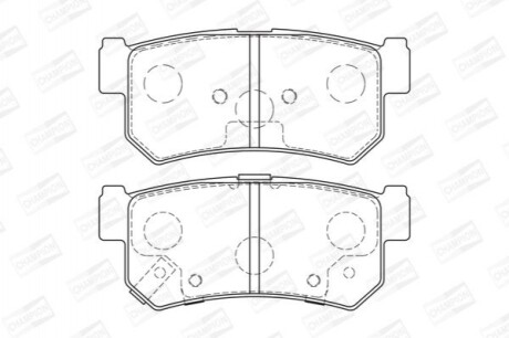 Гальмівні колодки (задні) 573377CH