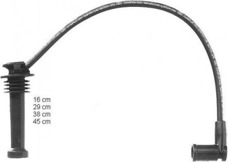 Комплект кабелів високовольтних CLS016