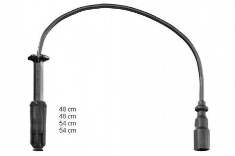 Комплект кабелей высоковольтных CLS065