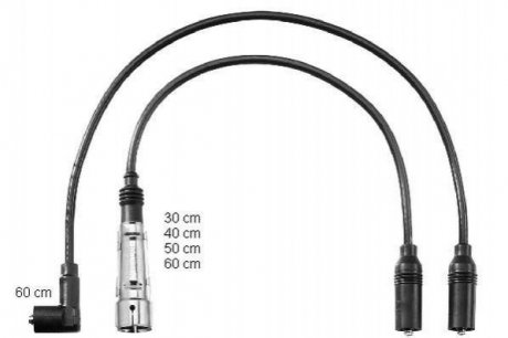 Комплект кабелей высоковольтных CHAMPION CLS079 (фото 1)