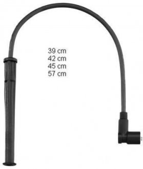 Комплект кабелей высоковольтных CLS083