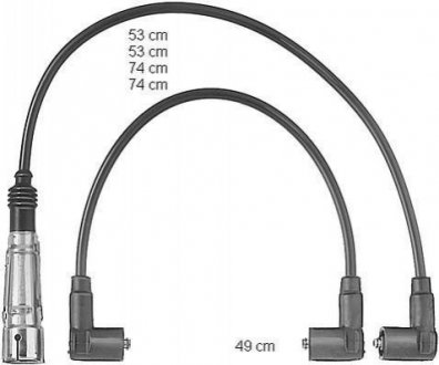 Комплект кабелей высоковольтных CHAMPION CLS249 (фото 1)