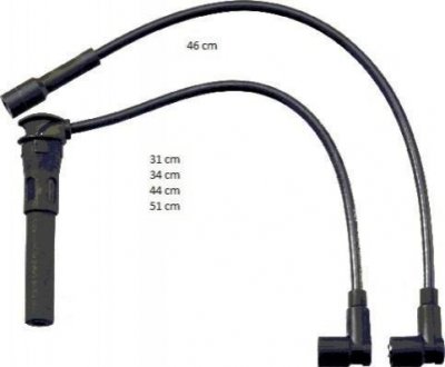 Комплект кабелів запалювання CLS095