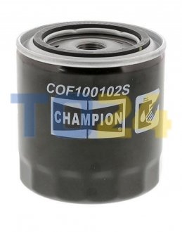 Масляний фільтр CHAMPION COF100102S (фото 1)