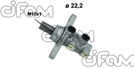 CIFAM CHEVROLET Головний гальм. циліндр AVEO (T300) 1.2-1.6 11- 202-1181