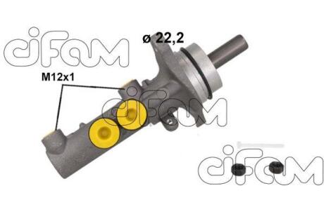 CIFAM SKODA Головний гальм. циліндр FABIA III 1.0, 1.2, 1.4, 1.6 14-, RAPID, VW, SEAT, AUDI 202-1253