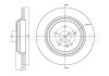 Диск гальмівний MERCEDES W163 ML-KLASA 00-05 TYŁ CIFAM 8001015C (фото 1)