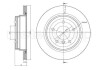 Диск гальмівний BMW 3 E90 06- TYŁ WEN CIFAM 800871C (фото 1)