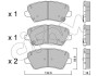 Гальмівні колодки (передні) CIFAM 822-944-0 (фото 1)