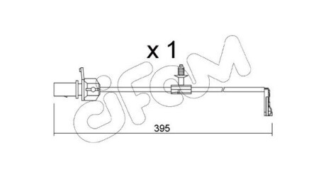 CIFAM AUDI датчик гальм колодок A4 16- SU.346