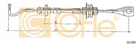 Тросик газу COFLE 10090 (фото 1)