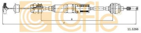 Трос сцепления COFLE 11.3266 (фото 1)