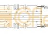 Трос ручного тормоза COFLE 11.5858 (фото 1)