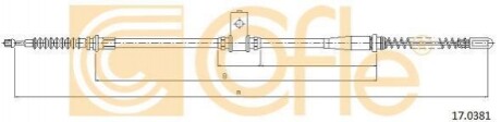 Трос ручника COFLE 17.0381 (фото 1)