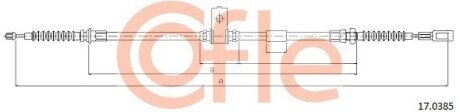Трос ручника 17.0385