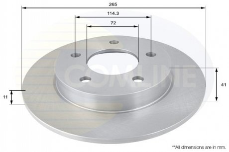 Тормозной диск (задний) ADC0448