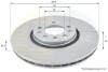 Гальмівний диск вентильований (передній) Comline ADC1124V (фото 1)