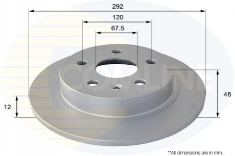 Тормозной диск (задний) ADC1145