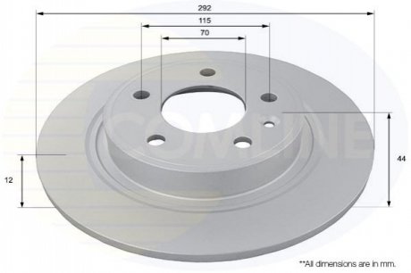 Тормозной диск (задний) ADC1154