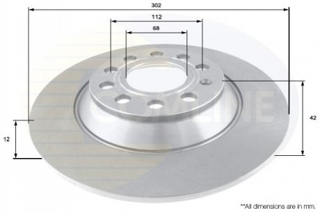 Тормозной диск (задний) ADC1482