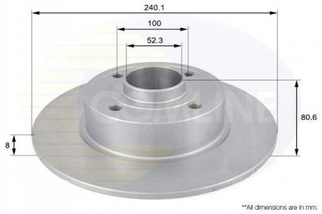 Тормозной диск (задний) ADC1555