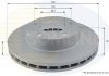 Гальмівний диск вентильований (передній) Comline ADC1572V (фото 1)