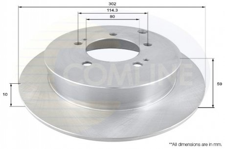 Тормозной диск (задний) Comline ADC1586 (фото 1)