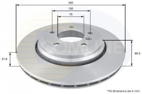 Гальмівний диск ADC1725V