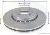 Гальмівний диск вентильований (передній) Comline ADC2720V (фото 1)