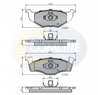 CBP0180 Comline - Гальмівні колодки до дисків