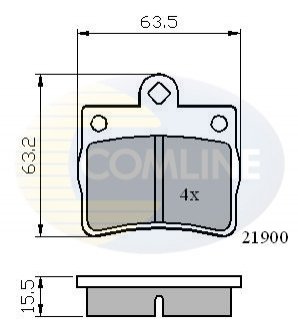 Comline - Гальмівні колодки до дисків Comline CBP0220 (фото 1)