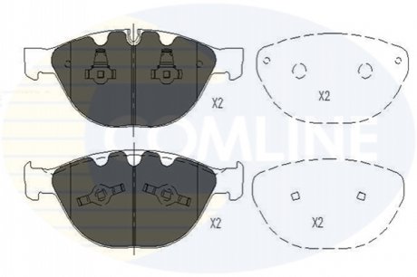 Comline - Гальмівні колодки до дисків Comline CBP06000 (фото 1)