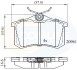 Гальмівні колодки, дискове гальмо (набір) Comline CBP0797 (фото 1)