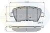 Гальмівні колодки, дискове гальмо (набір) Comline CBP0984 (фото 1)