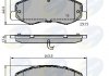 Гальмівні колодки (набір) Comline CBP12108 (фото 1)