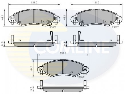 CBP3893 Comline - Гальмівні колодки до дисків