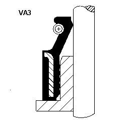 Сальник клапана IN/EX DAEWOO/CHEVROLET/OPEL/RENAULT/VAG (VA3 6-8 FPM) CORTECO 12014670 (фото 1)