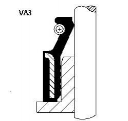Сальник клапана IN/EX FORD/VOLVO (VA03 6-9.8/13.2-9.5 FPM) (пр-во Corteco) 12031882
